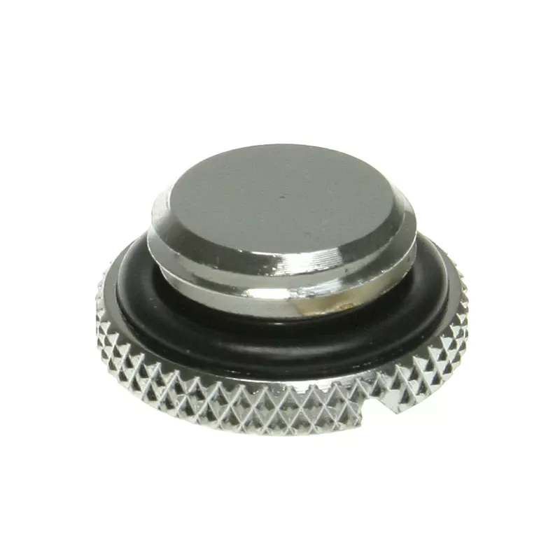 Computer-koelsysteemonderdeel BitsPower BP-WTP-C09 — messing constructie, nikkel/zilver afwerking