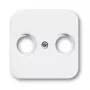 Busch-Jaeger Reflex SI 2531-214 centraalplaat voor antennestopcontact, 2-weg, alpineweiß
