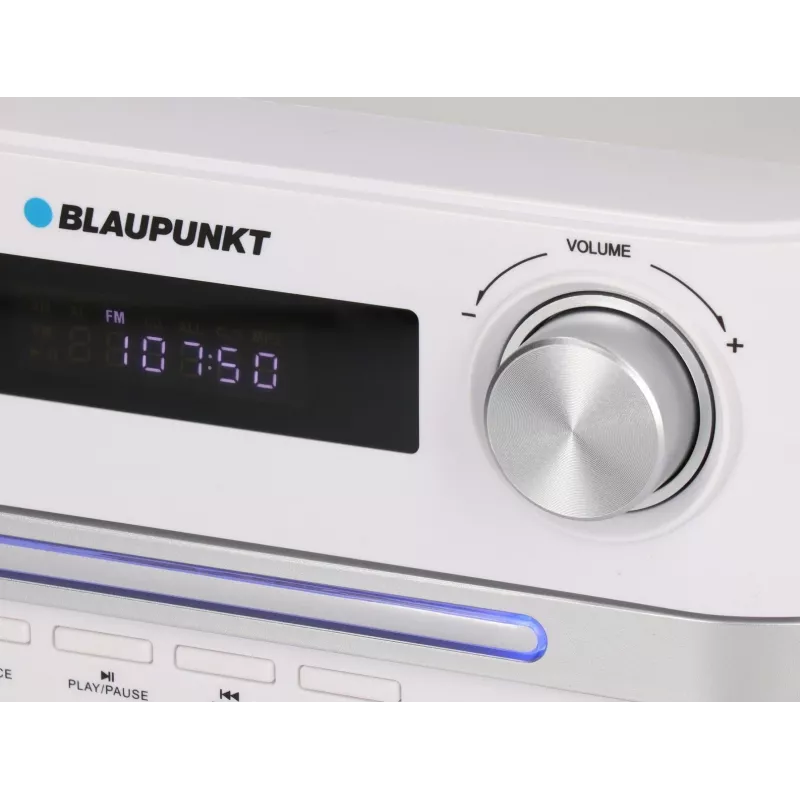 Home audio microsysteem BLAUPUNKT MS16BT 15 W, CD/USB/MP3, Bluetooth, FM RDS, wit