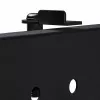 Ergo Office bureau-scheidingswand / organizer, max. belasting 10 kg, whiteboard, breedte 1116 mm, zwart, ER-301 B