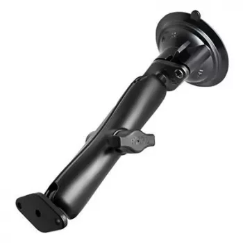 Zuignap dubbele kogelhouder RAM Mounts Twist-Lock, aluminium, zwart