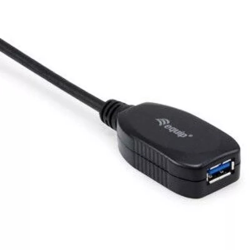 Equip 133346 USB-kabel USB 3.2 Gen 1 (3.1 Gen 1) 5 m USB A zwart