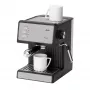 Jata JECA2525 espressomachine, 20 bar, 850 W, waterreservoir van 1,8 l, stoompijp, zwart / roestvrij staal