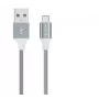 USB-datakabelset Devia Pheez Series — Micro-USB, 3-pack (25 cm, 1 m, 2 m) grijs