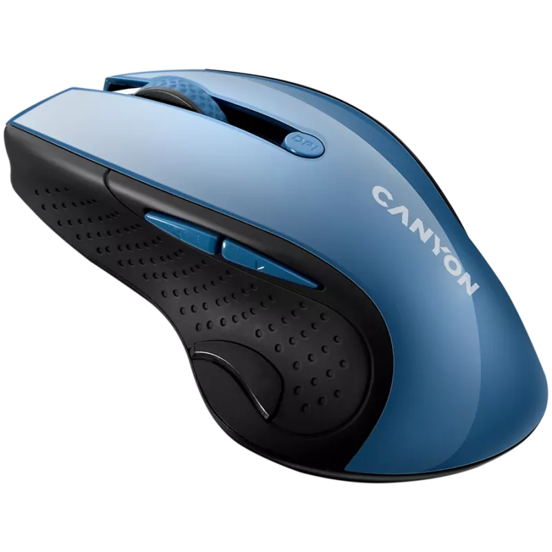 CANYON muis MW-01 BlueLED draadloos blauw grijs