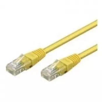 Wentronic Goobay CAT 5e patchkabel, U/UTP, geel, 10 m - CCA-kopermix (68346)