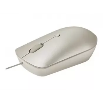 Bedrade bureaumuis Lenovo 540 dubbelhandig USB Type-C optisch 2400 DPI zand