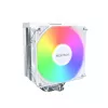 Montech NX400 White ARGB CPU-luchtkoeler, 120 mm, multi-socket, wit