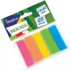 Papieren index Forpus, 12x44 mm, assorti, kunststof (5x25)