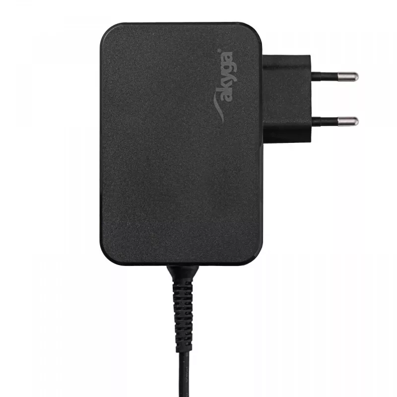 Akyga AK-ND-82 USB-C-GaN-notebookvoeding 90 W, PD 3.0, 5–20 V, 1,8 m kabel, zwart