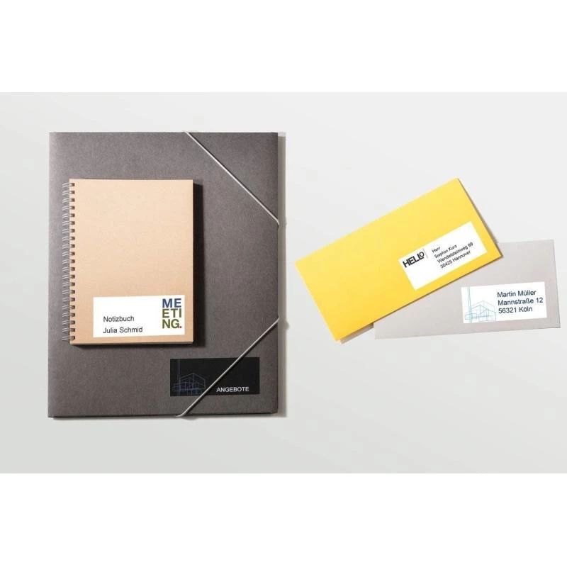 Avery 3481 zelfklevende etiketten rechthoekig permanent wit 2100 stuks