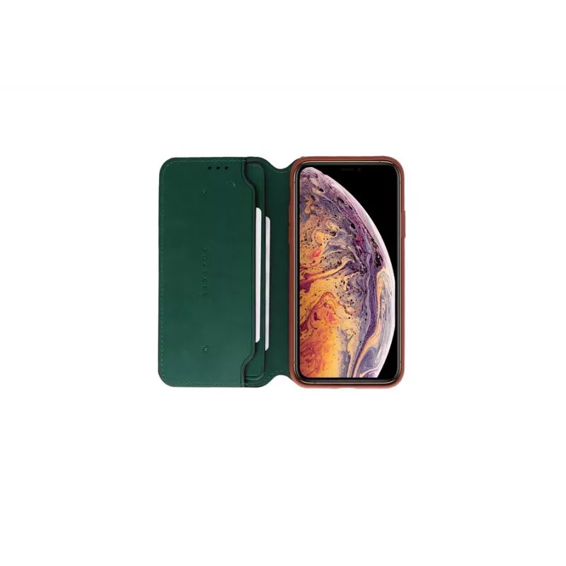 Smart folio case VixFox voor Huawei P20 — bosgroene beschermende folio-hoes