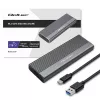 Qoltec behuizing voor M.2 SATA (NGFF) SSD, USB-C