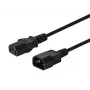 Kabel SAVIO CL-99 (C14 / IEC C14 / IEC 320 C14 M - C13 F; 1 2m; kleur zwart)