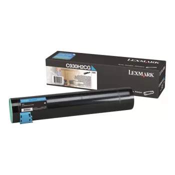 Lexmark - hoge capaciteit - cyaan - origineel - tonerpatroon LCCP - voor C935dn, 935dtn, 935dttn, 935hdn (0C930H2CG)