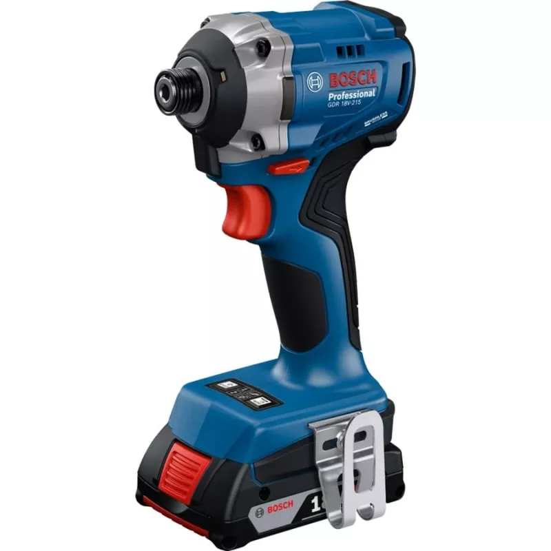 Accu-slagmoerschroevendraaier Bosch GDR 18V-215 met 2x 4,0Ah accu's