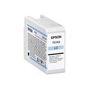 Inktcartridge Epson UltraChrome Pro 10 T47A5 cyaan (origineel, lichtcyaan)