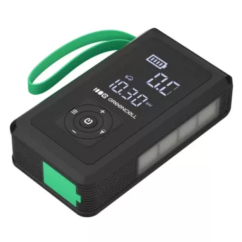 Powerbank Green Cell CJSGC03 8000 mAh Li-Ion, OLED-display, USB-C & USB-A, 500 mA uitgang, ingebouwde zaklamp