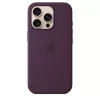 Apple iPhone 16 Pro siliconen case met MagSafe - pruim