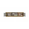 MALWA 140 tv-kast, artisan eiken/kasjmier