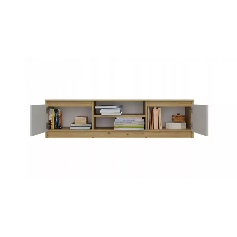 MALWA 140 tv-kast, artisan eiken/kasjmier