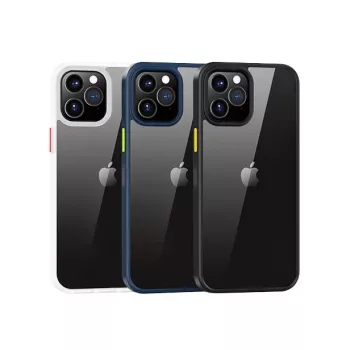 Schokbestendige hoes Devia Shark serie voor iPhone 12 Pro Max, wit