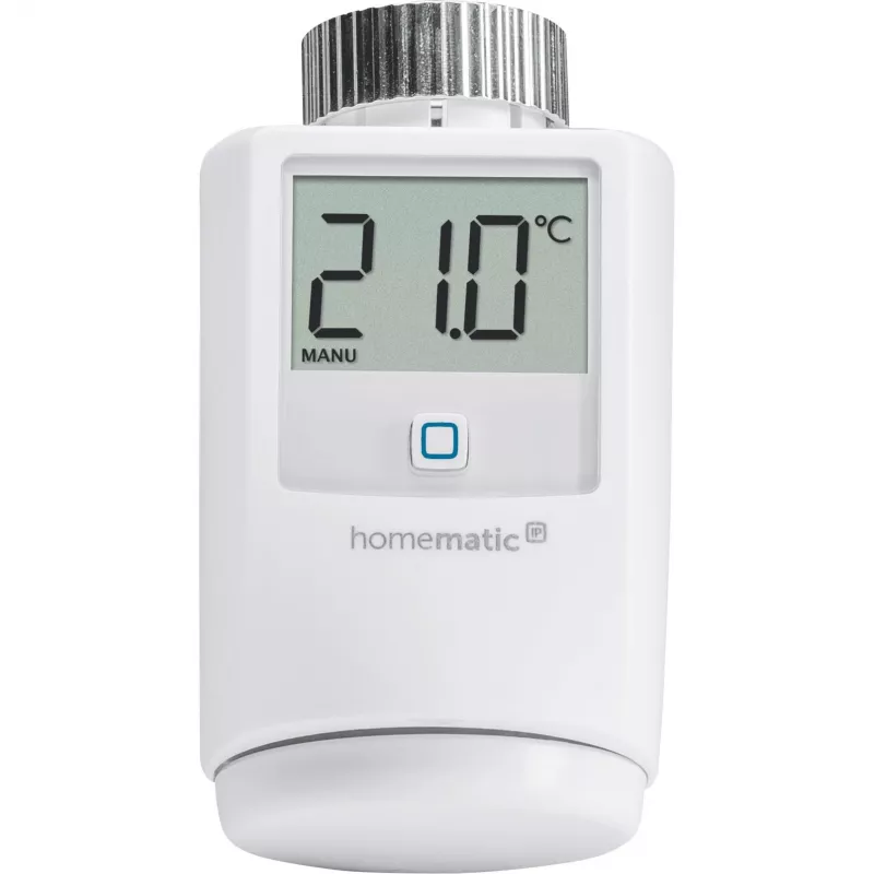 eQ-3 AG Homematic IP HMIP-eTRV, RF, 868,3 MHz, wit, M30 x 1,5, IP20, digitaal