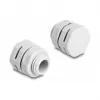 DeLOCK ventilatieplug M12 grijs 2 st. polyamide 8 mm