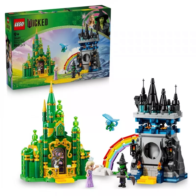LEGO bouwset Wicked 75689 — Smaragdstad en Kiamo Ko kasteel speelset
