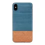 Smartphonehoesje man and wood voor iPhone XS Max — Denim zwart