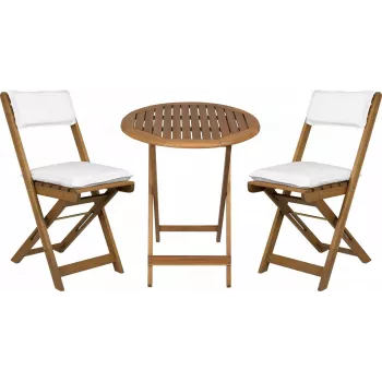 Tuinset Fieldmann FDZN 4003-T — 4 stoelen en tafel, outdoor-zitgroep