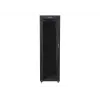 Vrijstaande rackkast LANBERG 42U FF01-6842-12BL 600×800×2127,5 mm, 1200 kg, IP20, sleutelslot, wielen