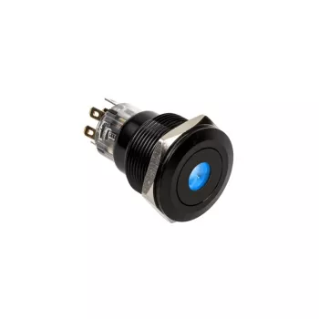 DimasTech vandalismebestendige drukknop 22 mm Blackline Dot RGB PD223