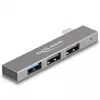 DeLOCK 3-poorts slanke USB-hub USB Type-C 10 Gbps 2 x USB 2.0