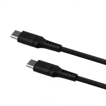 USB-C-naar-USB-C vaste kabel FIXED FIXDLS-CC2-BK — 2 m, 60 W