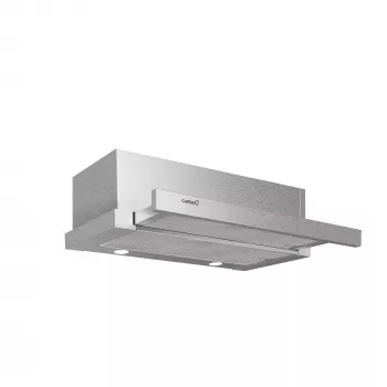Onderbouw-afzuigkap CATA EXTENDER 600 — roestvrij staal, aluminium vetfilter, 390 m³/h, 440 mm diepte, toetsenbediening