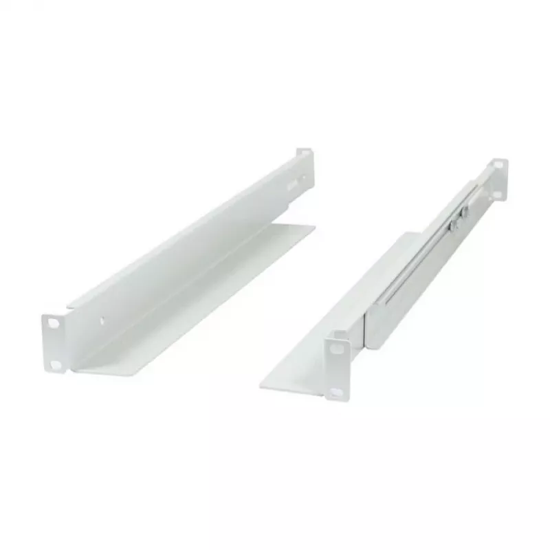 Montage L-profielrail ALLNET verstelbare lengte 502–849 mm lichtgrijs, paar