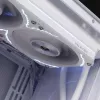 Vloeistof-CPU-koeler Valkyrie VK-AIOV240W 240-mm-radiator met lcd
