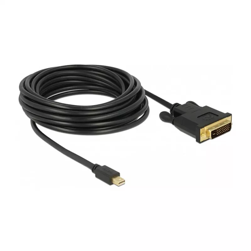 Videokabel-adapter DeLOCK 83991 Mini DisplayPort naar DVI-D 5 m