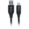 USB 3.2 Gen 2 kabel, USB-A stekker > USB-C stekker (zwart, 0,5 meter)