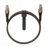 USB-C-naar-USB-C-kabel C2G 9B4415114097 USB 3.2 Gen 2x2 0,75 m – zwart/oranje