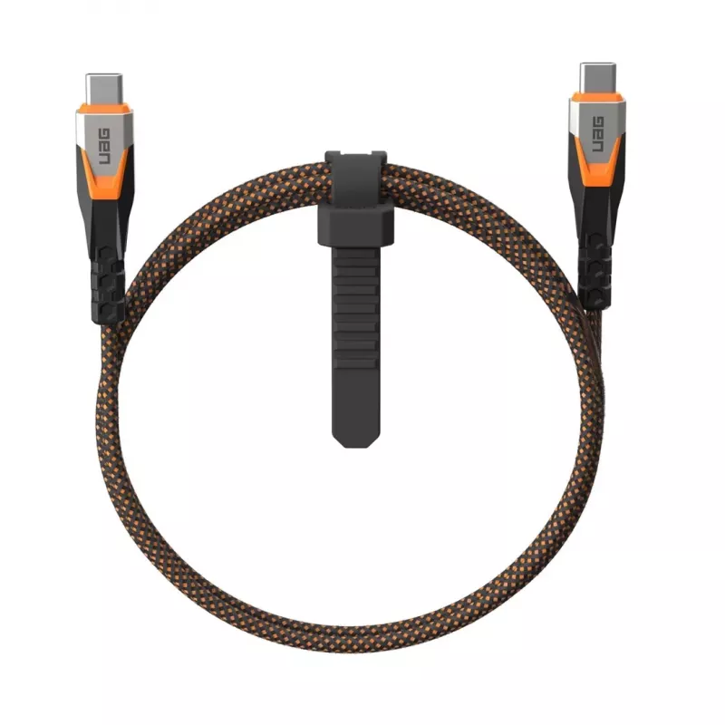 USB-C-naar-USB-C-kabel C2G 9B4415114097 USB 3.2 Gen 2x2 0,75 m – zwart/oranje