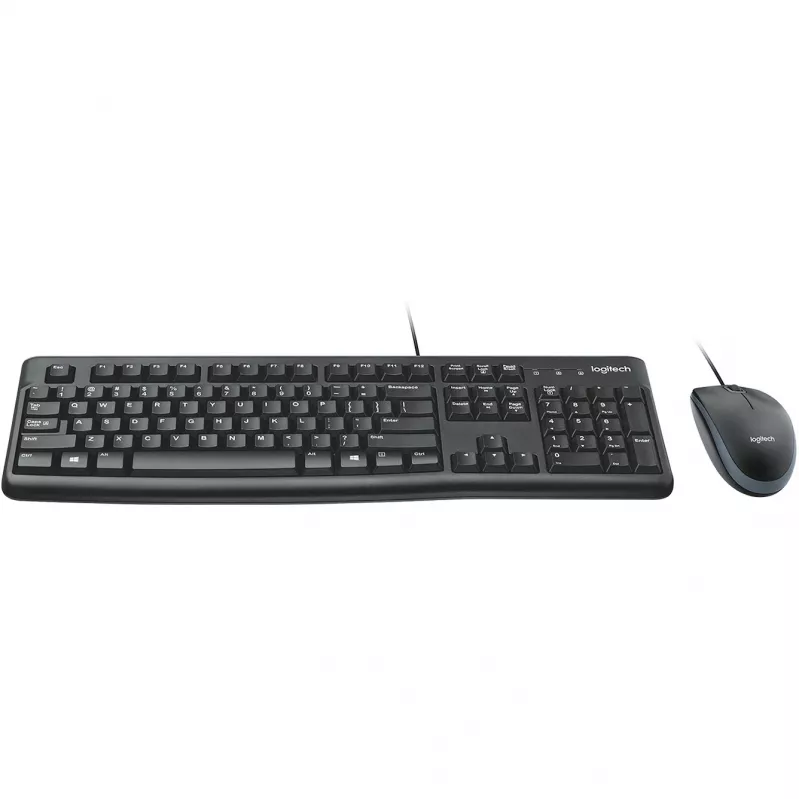 Logitech Desktop MK120 - toetsenbord-en-muisset - USB - Italiaans