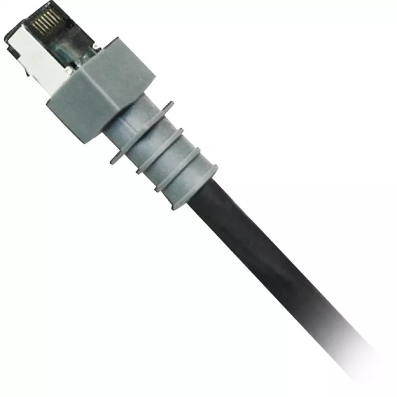 Netwerkkabel PatchSee PCI6-DPF/100 RJ-45 Cat6a 30 m zwart