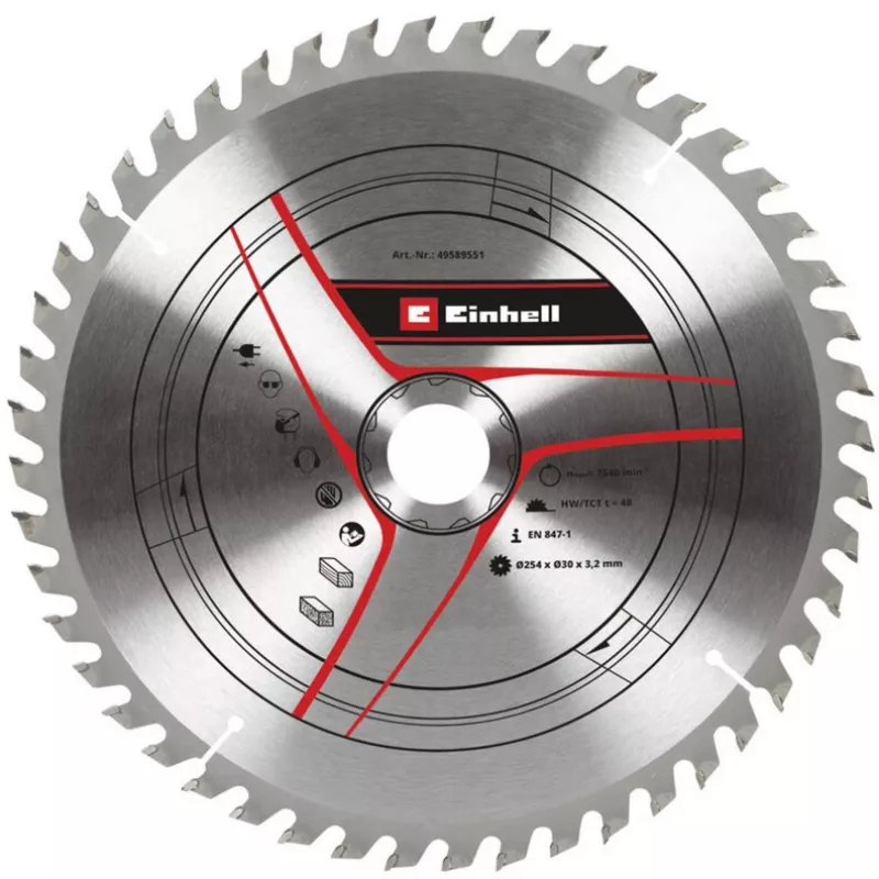 KWB cirkelzaagblad HW Ø 254 x 30 mm, 3,2 mm, 48 tanden