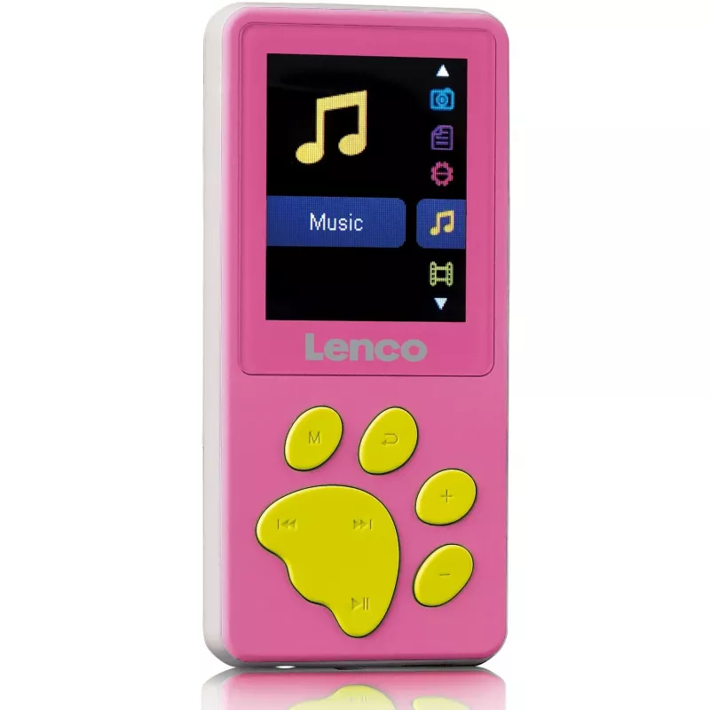 Lenco XEMIO-560PK MP3-/MP4-speler 8 GB roze (XEMIO-560PK)