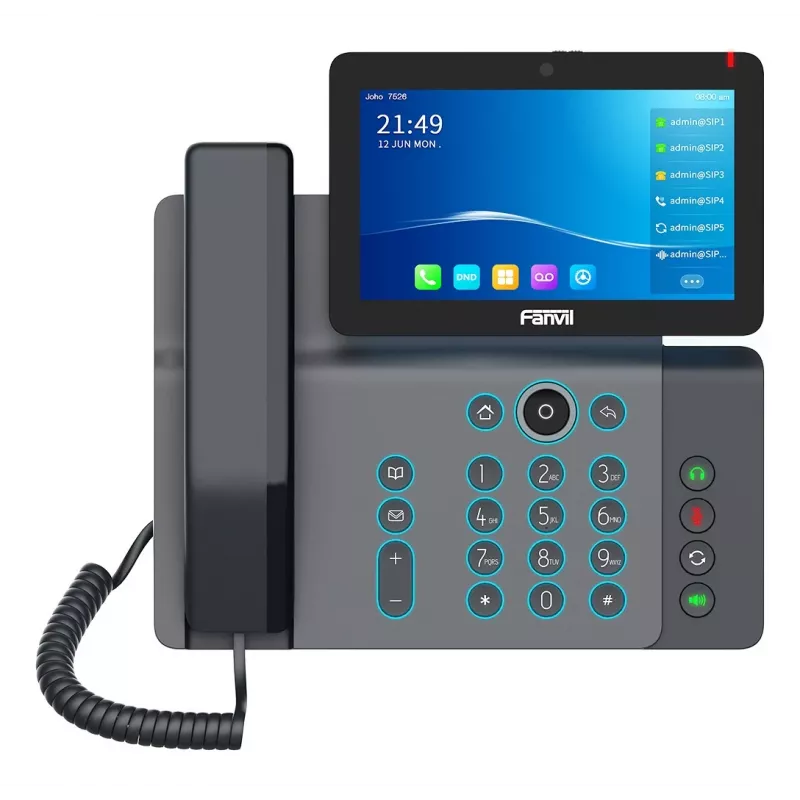 Fanvil V67 IP-telefoon zwart 20 lijnen LCD Wi-Fi