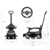 Loopauto milly mally Mercedes C-Klasse zwart, model 6107