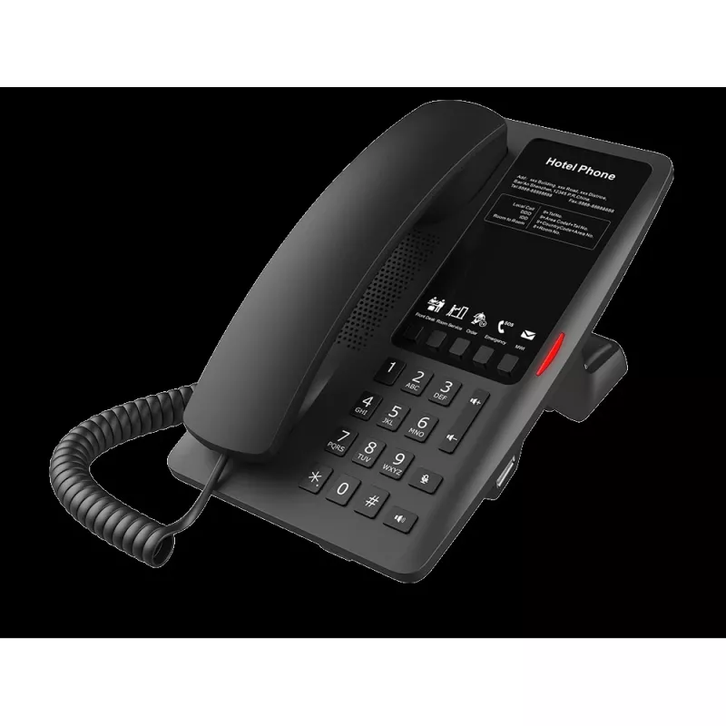 IP-telefoon Fanvil H4W-zwart – HD-audio, Wi‑Fi-ondersteuning