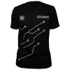 T-shirt der8auer PCB-design maat L